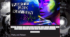 Desktop Screenshot of party-und-reisen.de